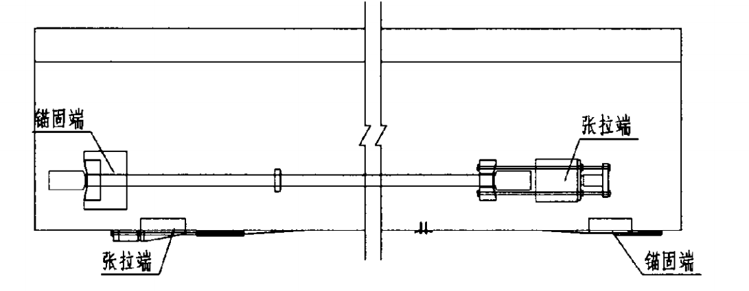 T beam longitudinal bridge design--prestressed carbon plate