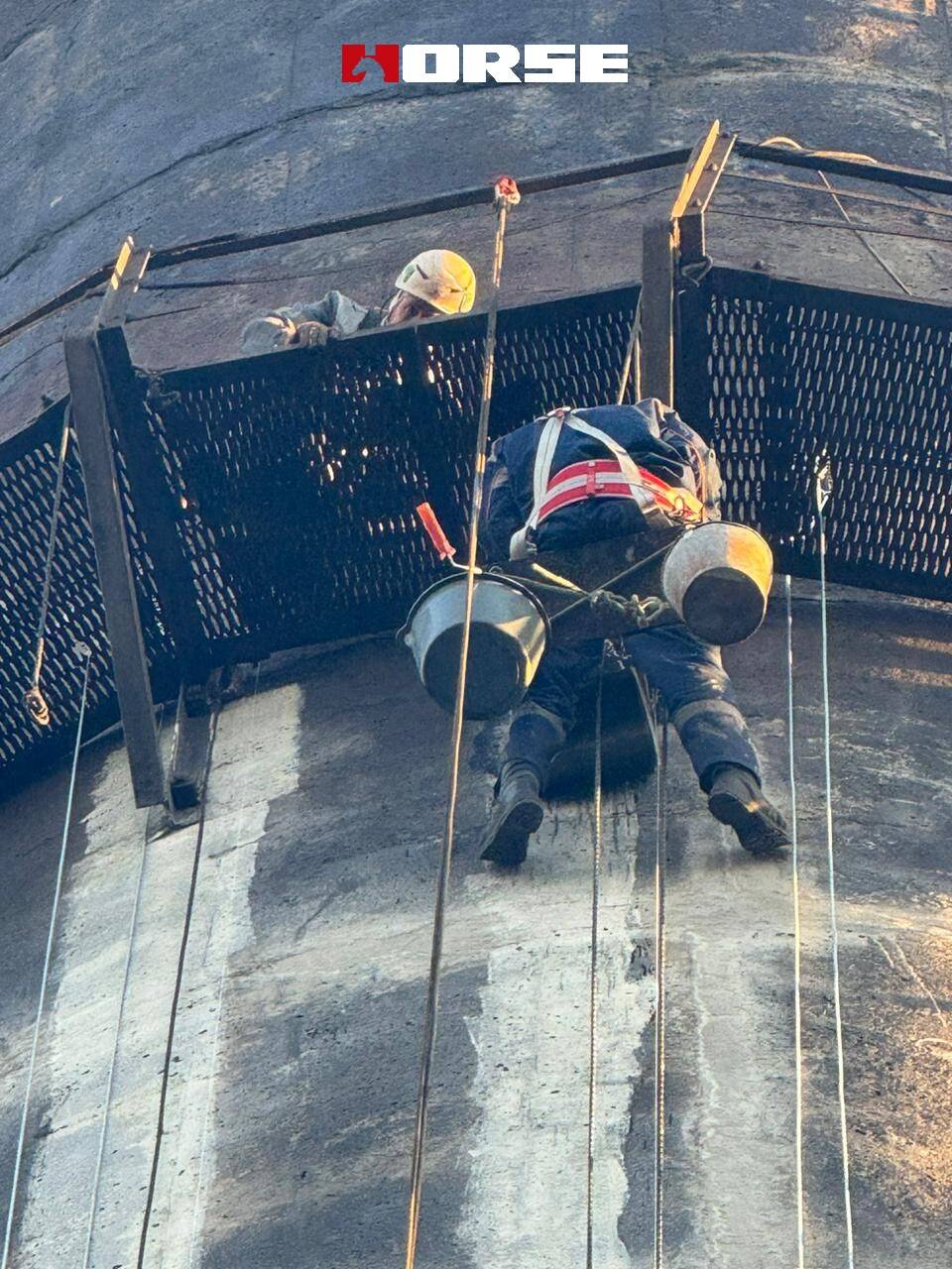 Carbon Fiber Reinforcement in Chimneys with Cracks and Exposed Rebars