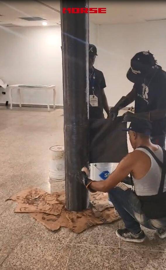 Carbon Fiber Reinforcement of Ballroom Structure in the Dominican Republic Carbon Fiber Reinforcement of Ballroom Structure in the Dominican Republic