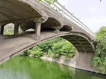 Old Bridge Reinforcement - Adhesive Bonding Steel Plate